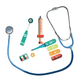 thumbnail image 1 of Set doctor juguete madera con estetoscopio para niños #1, 1 of 3