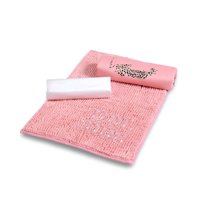 Juego De Baño En Caja 4 Piezas Cortina Con Alfombra Mashini