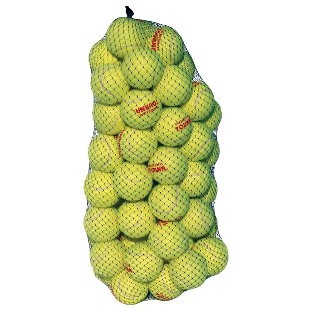 Pelota De Tenis Tourna Pressureless, 60 Unidades (paquete De 1)