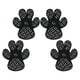 thumbnail image 1 of 4 Piezas Almohadillas Para Patas De Perro Calzado Para Mascotas Botines Calcetines Pegatinas Para Pies Antideslizantes Para Perros XL Negro, 1 of 3