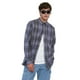 thumbnail image 1 of Camisa Hombre Print Cuadros Morado Corona, 1 of 5
