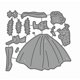 thumbnail image 4 of Troquel Metálico Dress Lady 10 5 X 9 7 Cm, 4 of 7