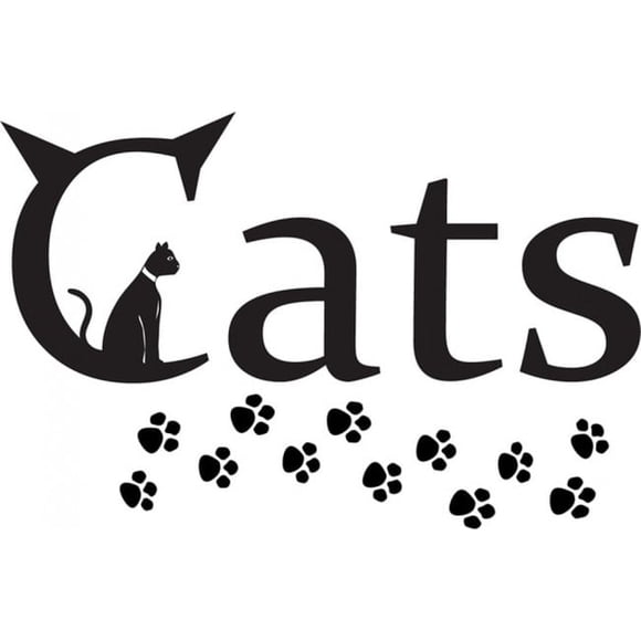 Decomural Cats Paw Prints Animals WS-17637