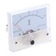 thumbnail image 2 of 85c1 dc rectángulo amperímetro amperímetro actual voltímetro panel analógico 0-20 v, 2 of 5