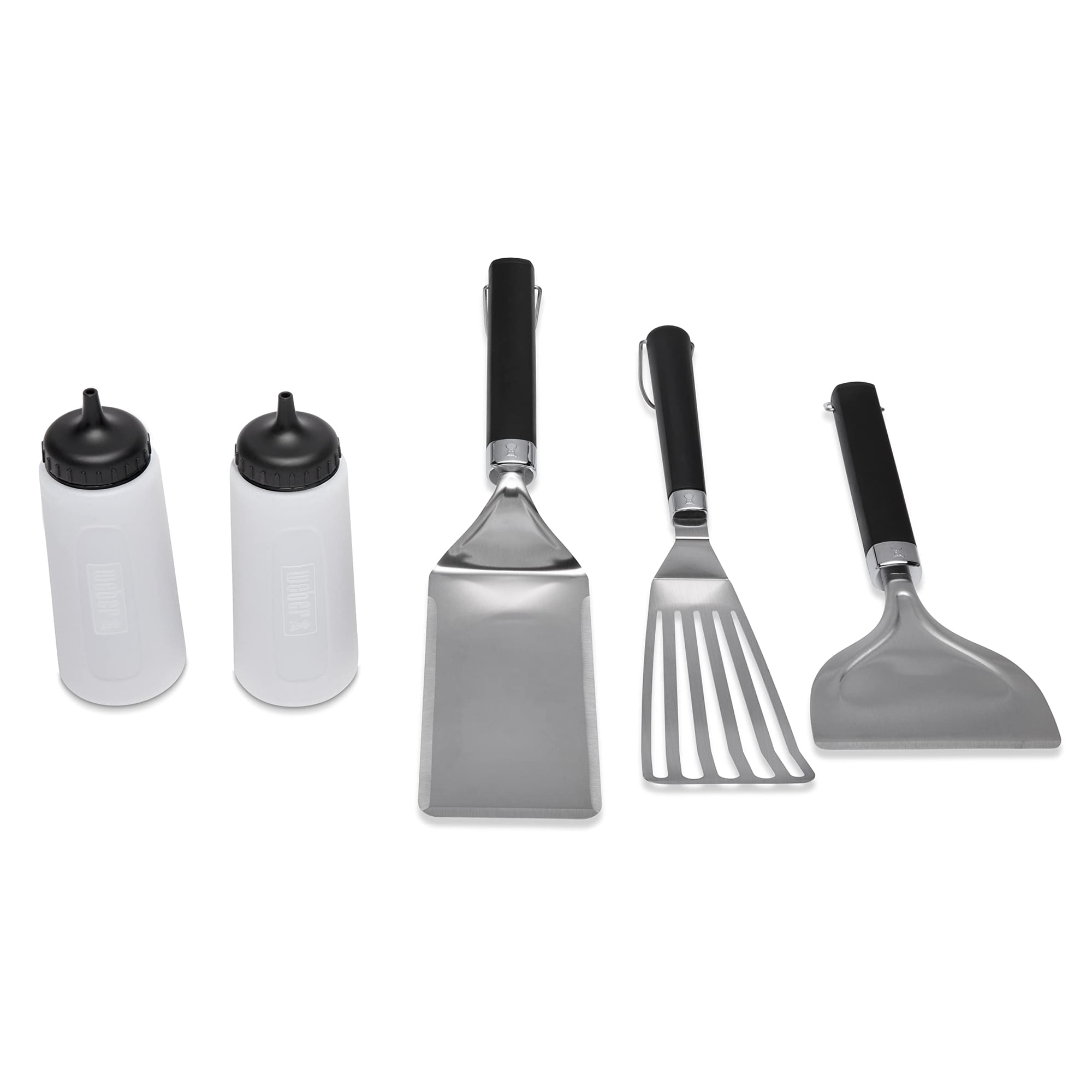 Juego De Herramientas Weber Griddle Essential De 5 Piezas Con Botellas