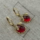 thumbnail image 2 of 2pcs/pair Vintage Dragonfly Earrings with Moonstone and Brass Glass Cabochon - Perfect Gift for Women and Men, 2 of 5