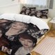 thumbnail image 2 of Stray Kids Bedding Set Duvet Cover Comfortable and Lightweight Cartoon Bedding 3 Piece Bed Set, 2 of 5