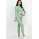 thumbnail image 5 of Conjunto de Top de Manga Larga y Leggings con Cuello Alto Acanalado, 5 of 5