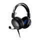 thumbnail image 4 of Auriculares para videojuegos Audio-Technica ATH-GL3BK con parte trasera cerrada, color negro, 4 of 7