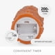 thumbnail image 4 of Vela LED Lamp Luminara Marmalade de 9 x 17 cm con hojas en relieve, 4 of 8