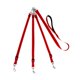 thumbnail image 4 of Correa Para Perros 3 En 1, Correa Triple De Longitud Ajustable Para Perros Grandes Y Medianos, Color Rojo, 4 of 5
