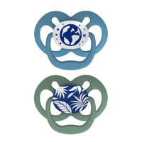 Dr. Brown'S - Chupete Advantage Noche, Naturaleza Azul 6-18, 2Un