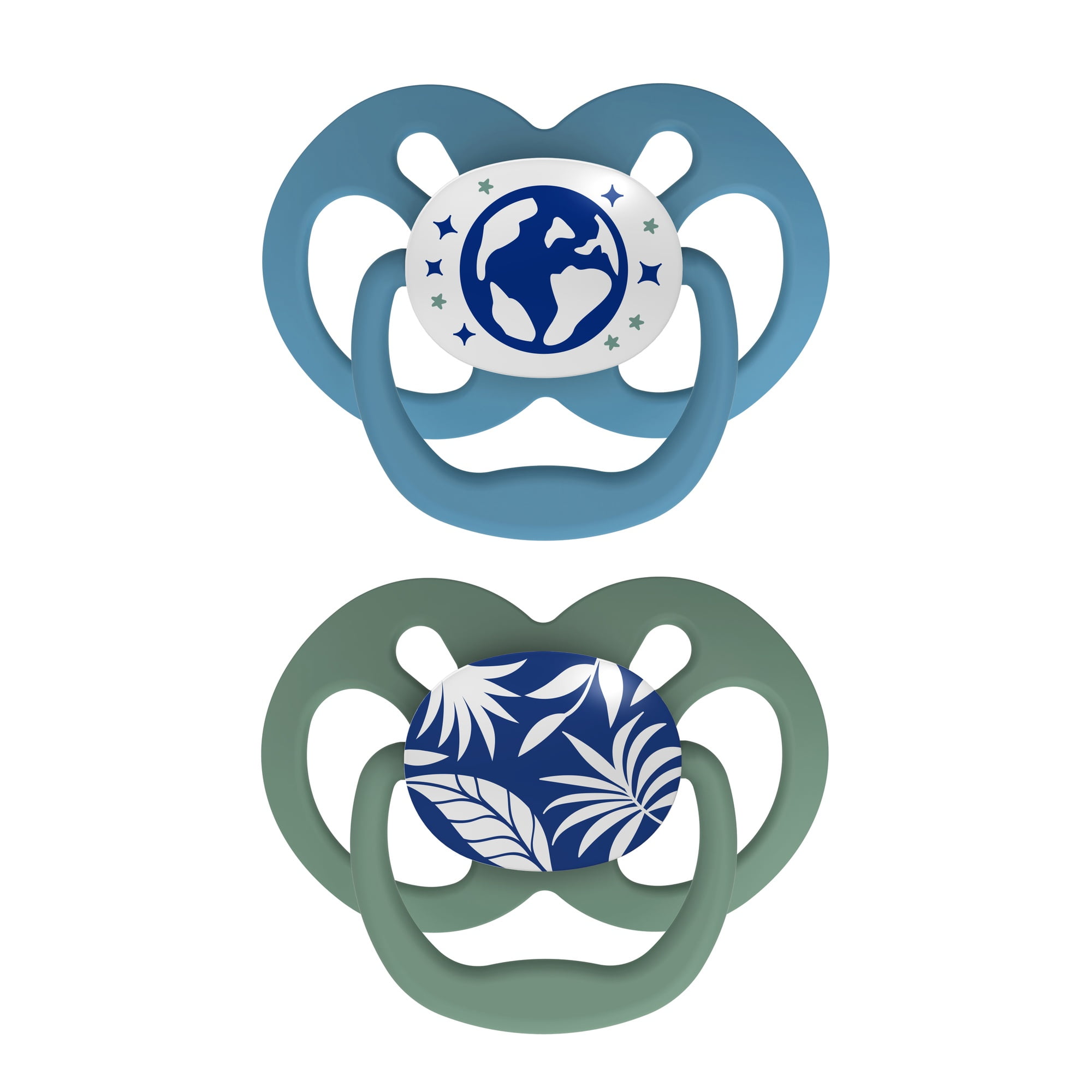 Dr. Brown's - Chupete Advantage Noche, Naturaleza Azul 6-18, 2un