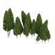 thumbnail image 4 of 20 Piezas árboles En Forma De Torre Modelo Tren Paisaje Paisaje 1:50-400 Verde 108, 4 of 4
