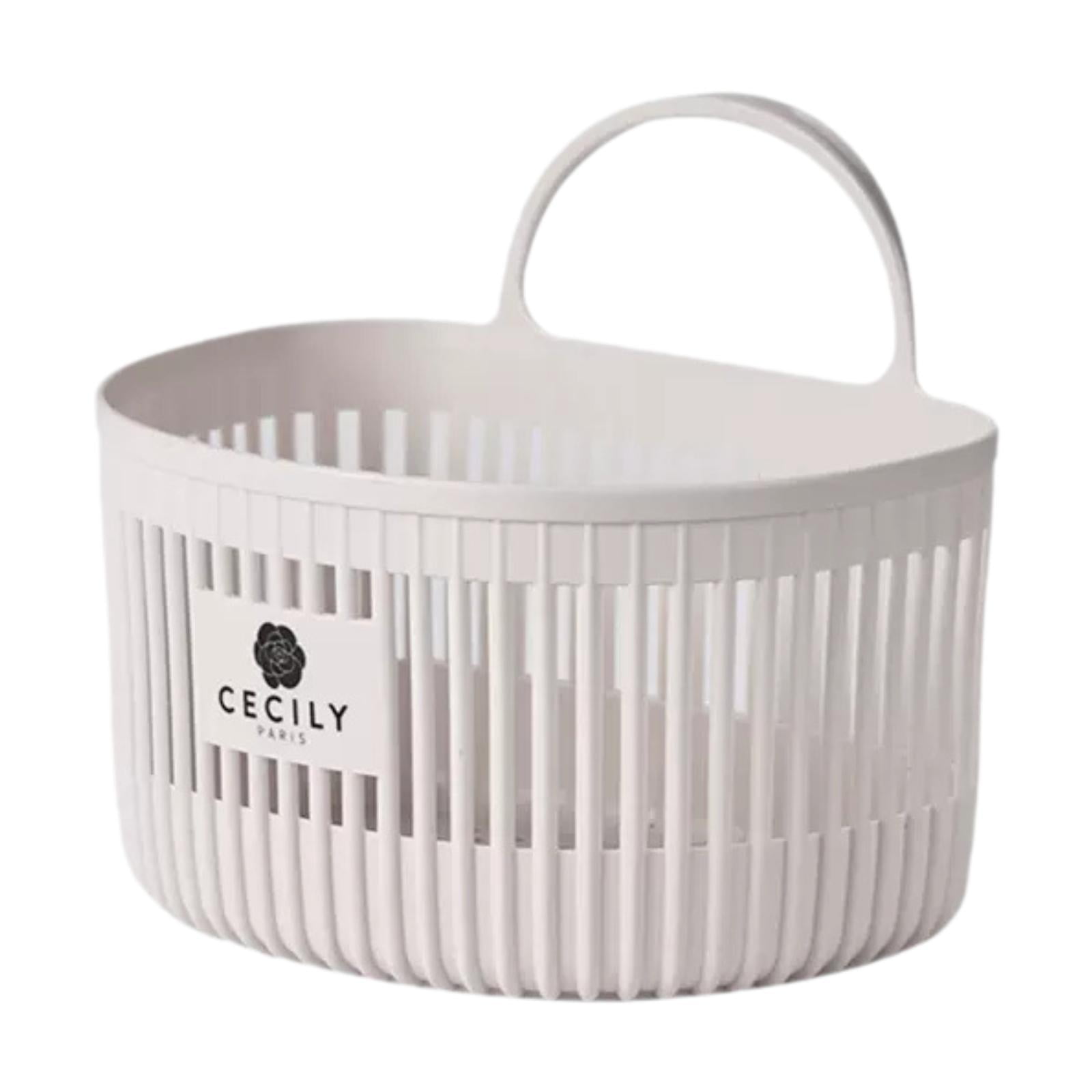 Bothyi - Cesta De Frutas Colgante Minimalista Cesta Colgante De Pared Para Armario De Ducha Jardín Blanco L