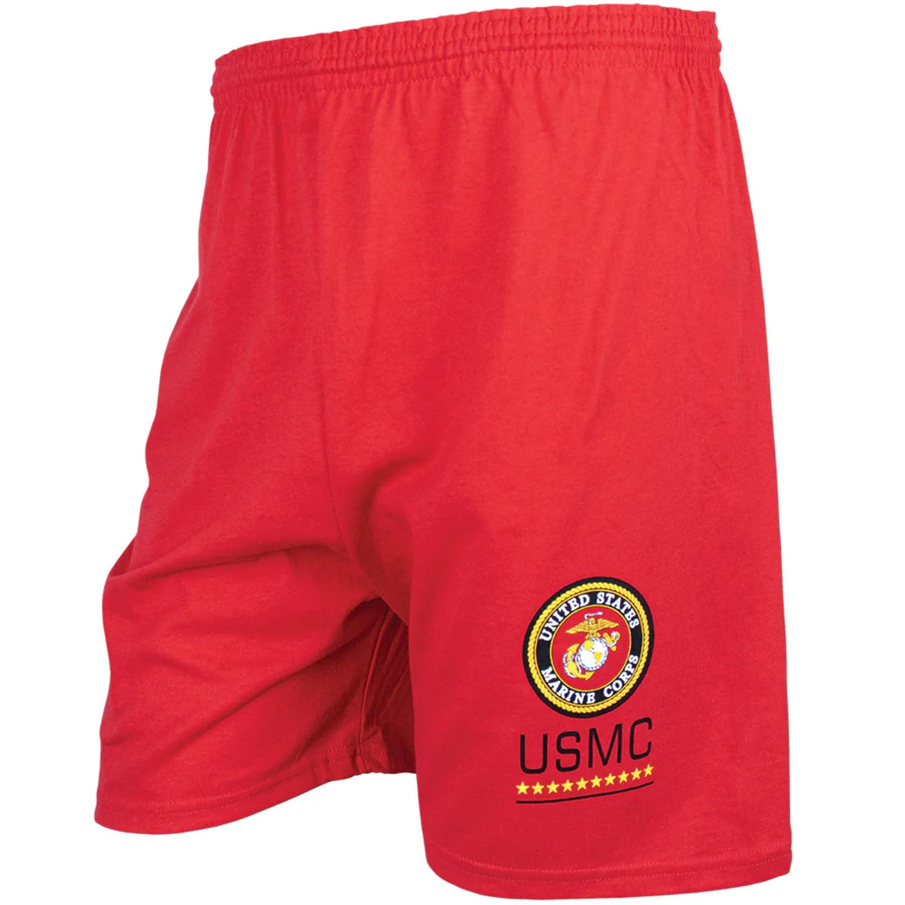 Pantalones Cortos Para Correr Fox Outdoor Products Con El Logotipo Del Usmc Para Hombre, Color Rojo