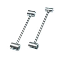 Magideal - 2X Herramienta De Ajuste De Bisagra De Puerta Llave De Ajuste De Espacio De Bisagra Herramienta De Reparación De Bisagras De Puerta De Acero Profesion