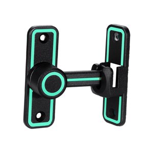 Magideal - Pestillo Para Puerta Corredera De Granero, Hebilla De Bloqueo De Puerta, Fácil Instalación, Aleación De Zinc, Pestillo De Bloqueo De Puerta En Ángulo