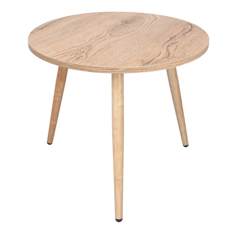 Fm Furniture - Mesa Lateral Aux Cafe Claro 41,5X47,9X47,9 Cm