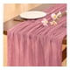 thumbnail image 1 of Camino De Mesas Gasa Rectangular Mantel Centro Tela 300 X 90 Cm Rosa, 1 of 7