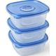 thumbnail image 5 of Contenedores de almacenamiento de alimentos Glad GladWare XL cuadrados, 3 x 104 oz, 5 of 9