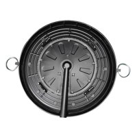 Ioensy - Sartén Portátil Plancha Antiadherente Parrilla Pan Bistec Barbacoa Asar A La Parrilla