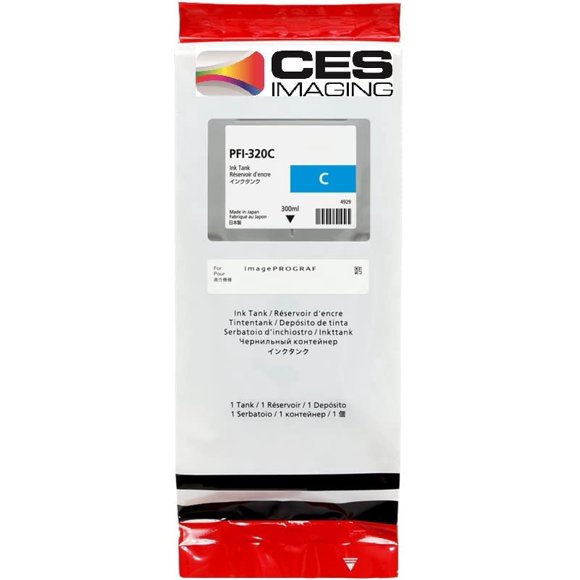Tanque de tinta cian de 300 ml CES Imaging