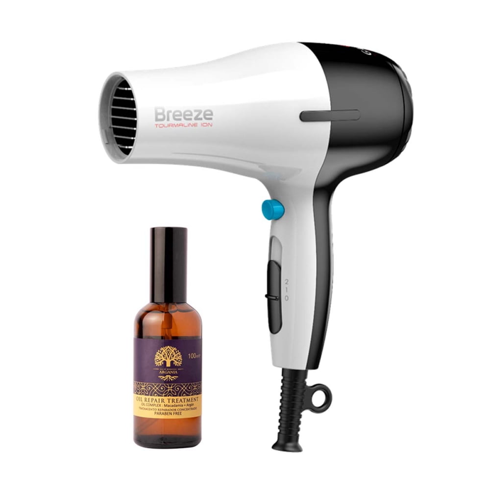 Pack Gama Secador De Pelo Breeze 2100w + Aceite Argán 100 Ml