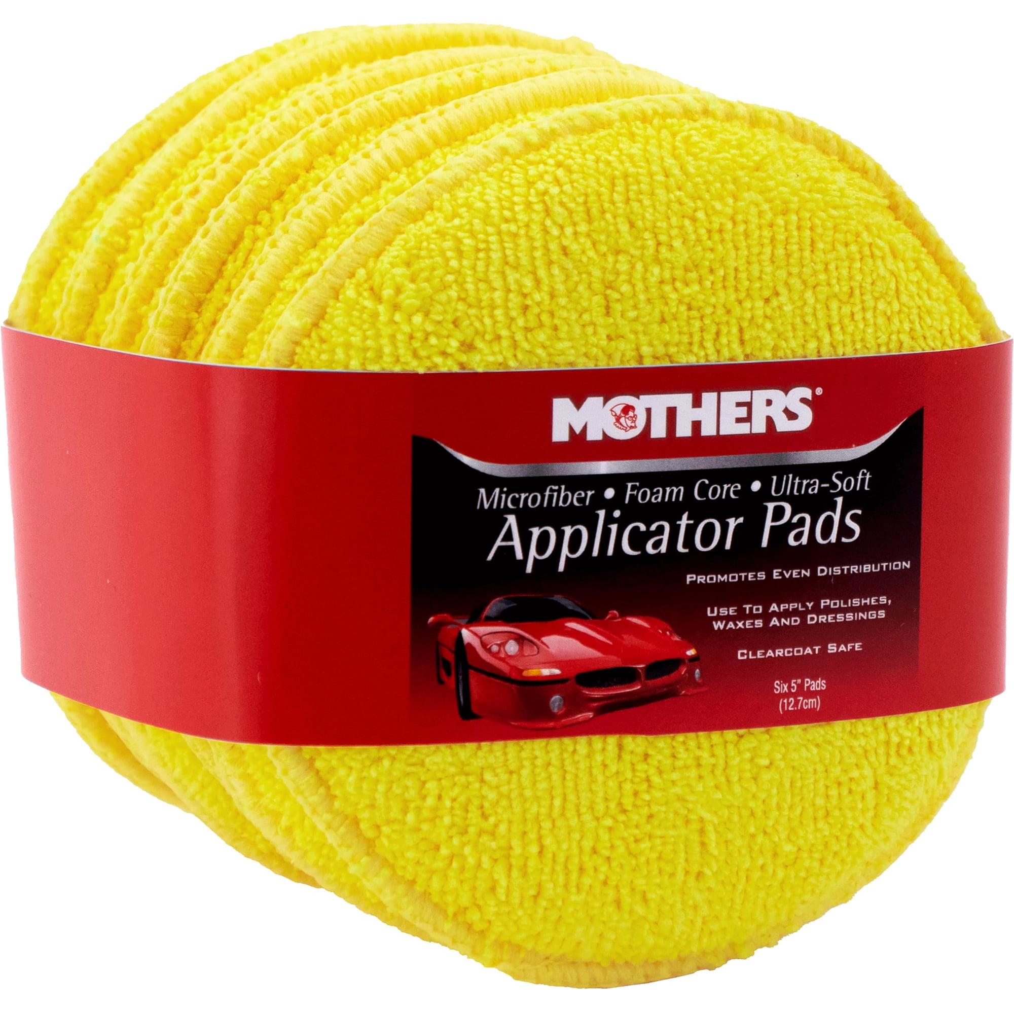 Mothers - Almohadilla De Pulido De Microfibra Y Almohadillas De Limpieza Para Madres De Automóviles