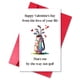 thumbnail image 1 of Tarjeta de San Valentín LYMEQING Divertida para Amantes del Golf 20.5x13.5 cm, 1 of 6