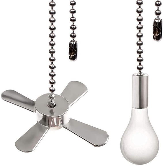 Juego de cadenas para ventilador de techo Akahttbn con bombilla y cable de ventilador