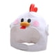 thumbnail image 2 of Gorros De Felpa Para Pollito Sombrero De Disfraz Divertido Para Accesorios De Cosplay Navidad Selfie Blanco, 2 of 2