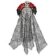 thumbnail image 1 of Diadema con velo y corona de flores de rosa para disfraz de fiesta de Halloween, 1 of 8