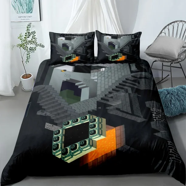 Question Block Duvet Cover Set Double Bed Linen Set Bed Sheets