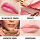thumbnail image 2 of Labial Oulac Coral Rosa Metálico 3D Vegano, 2 of 9