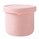 thumbnail image 1 of Caja Silicona Dura Para Almuerzo Envase Hermético Redondo Rosa 250ml, 1 of 5