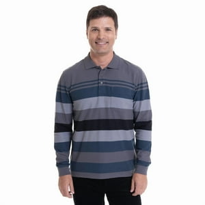 Kotting - Polera Piqué Listada Gris