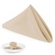 thumbnail image 1 of Servilletas de Tela PLOYMONO Beige 43 cm Pack de 8 Poliéster, 1 of 9