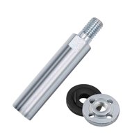 Ioensy - Varilla De Conexión De Extensión De Amoladora Angular, Portátil, Duradera Con Placas De Presión, Placa Redonda