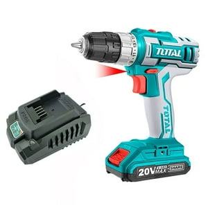 Total Tools - Taladro Atornillador Inalambrico 10Mm 20V Total