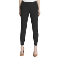 Pantalones De Vestir Tommy Hilfiger Con Piernas Rectas Para Mujer, Color Negro 16