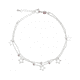 thumbnail image 1 of Tobillera Plateada Con Estrellas Colgantes, 1 of 6