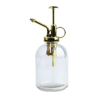 Magideal - Botella De Pulverización De Agua Para Plantas, Pulverizador Transparente De 350Ml, Botella De Riego Para Plantas, Botella Pulverizadora Para Plantas, Dorado