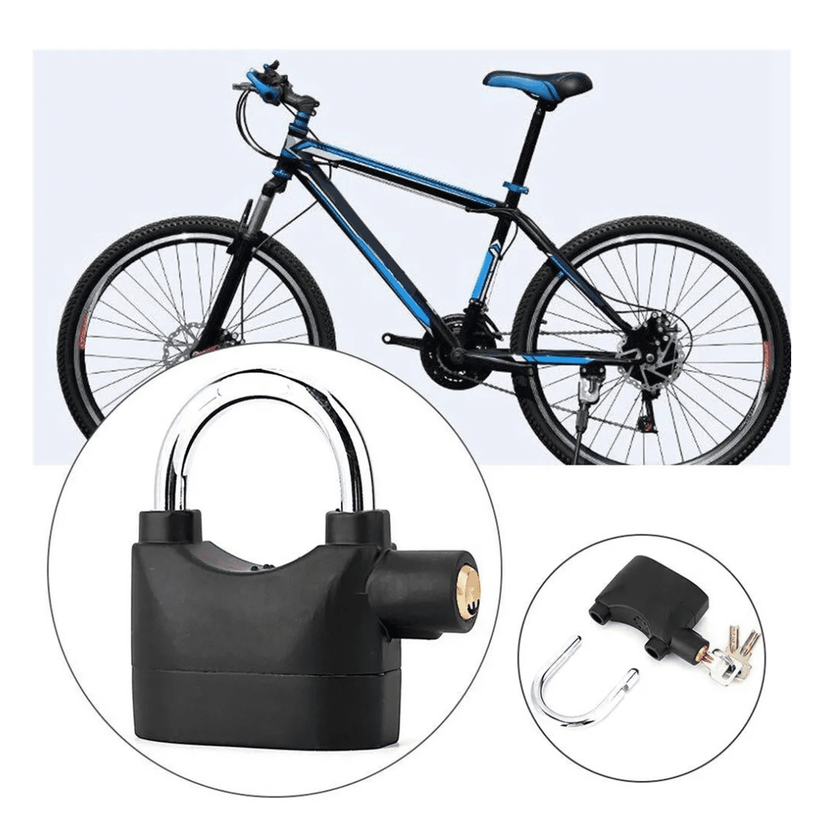 Movi - Candado Antirrobo Con Alarma