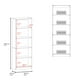 thumbnail image 3 of Estante Home-E M3 5 Niveles Milan Y Blanco, 3 of 3