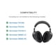 thumbnail image 4 of Almohadillas de cuero de oveja Voarmaks para Sennheiser PXC550, 4 of 9