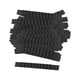 thumbnail image 2 of Tiras De Silicona Para Colgar Con Aletas, 100 Uds., Empuñaduras Adhesivas Para Ropa, Color Negro, 10x90mm, 2 of 5