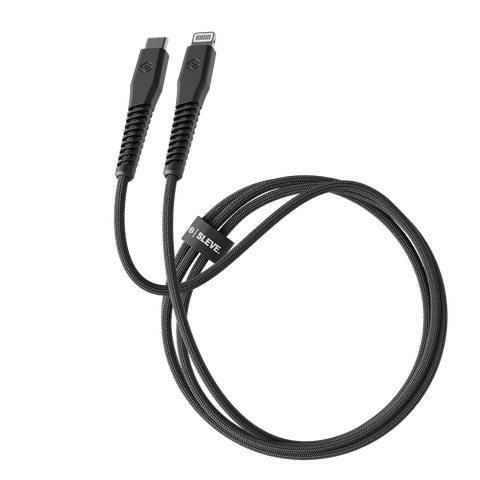Cable Cargador Sleve Line X Usb Tipo C A Lightning Black