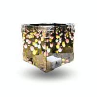 Genérico - Lámpara Cubo Led Decorativa Tulipán