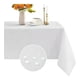 thumbnail image 2 of Mantel De Hule Mesa Rectangular Diseño Liso 140x180cm blanco, 2 of 3
